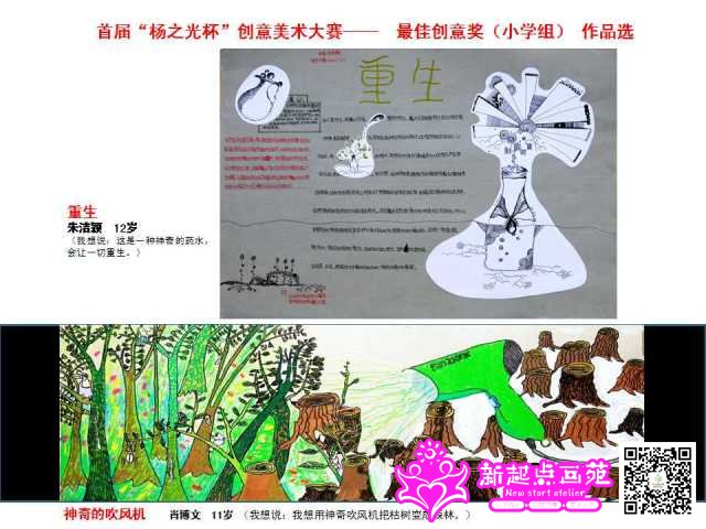 首届“杨之光杯”获奖作品选登及第二届征稿启事-新起点画苑